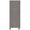 Kenkäkaappi HAMAR vaaleanharmaa 85x40x108 cm täysi mänty
