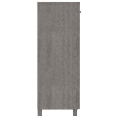 Kenkäkaappi HAMAR vaaleanharmaa 85x40x108 cm täysi mänty