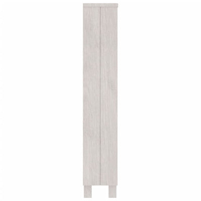 CD-kaappi HAMAR valkoinen 45x18x100 cm täysi mänty