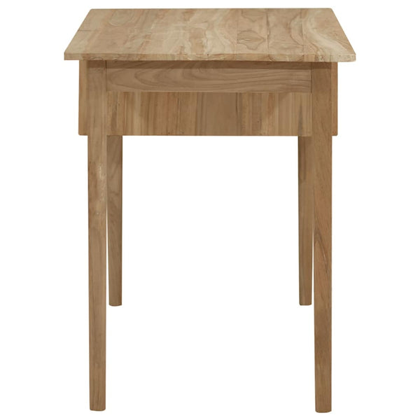 Työpöytä 2 vetolaatikolla 110x52x75 cm täysi tiikki