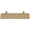 Seinähyllyt 2 kpl 40x15x4 cm täysi tiikki