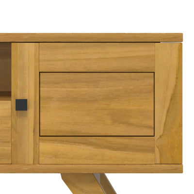 TV-taso 110x30x50 cm täysi tiikki