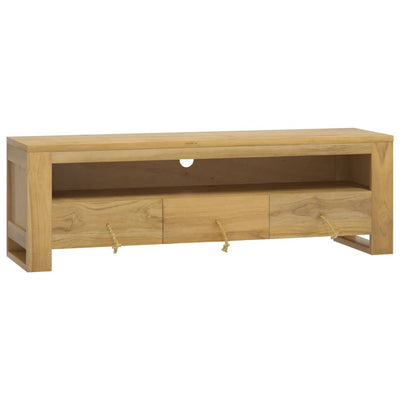 TV-taso 110x30x35 cm täysi tiikki