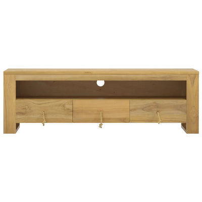 TV-taso 110x30x35 cm täysi tiikki
