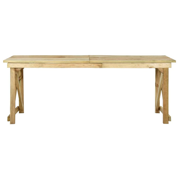 Puutarhapöytä 200x79x75 cm kyllästetty mänty