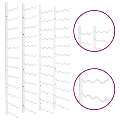 Seinälle kiinnitettävä viinipulloteline Faria 36 pullolle (2 kpl rauta)