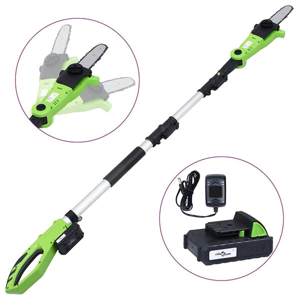 Johdoton oksasaha akulla 20 V 1 500 mAh Li-ion