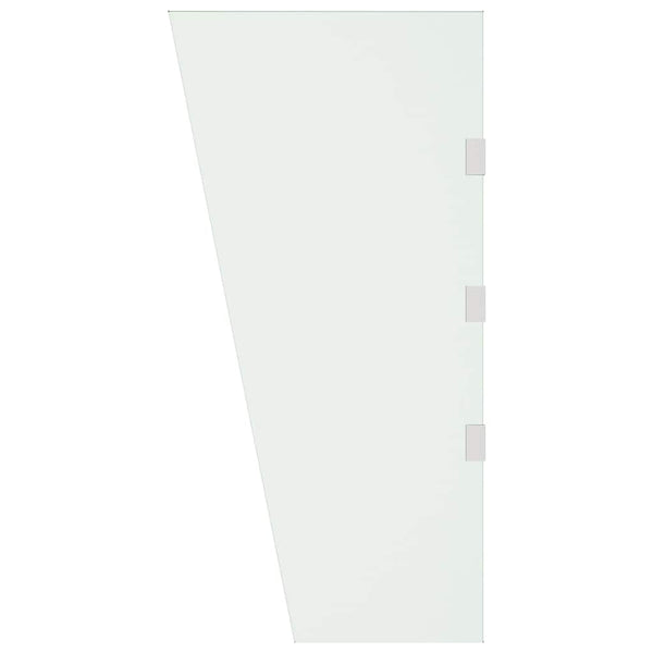 Sivupaneeli ovikatokselle läpinäkyvä 50x100 cm karkaistu lasi