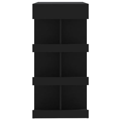 Musta baaripöytä telineellä Radut 100x50x101,5cm (puinen)