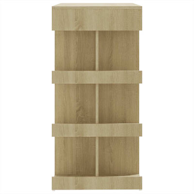 Sonoma tammi baaripöytä telineellä Radut 100x50x101,5cm (puinen)