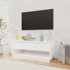 TV-taso valkoinen 102x41x44 cm tekninen puu