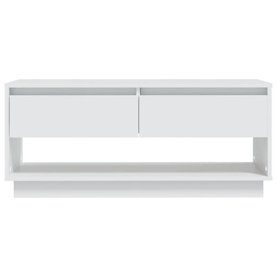 TV-taso valkoinen 102x41x44 cm tekninen puu