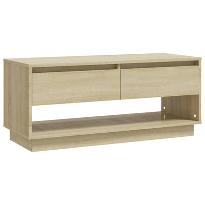 TV-taso Sonoma-tammi 102x41x44 cm tekninen puu