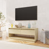 TV-taso Sonoma-tammi 102x41x44 cm tekninen puu