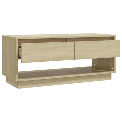 TV-taso Sonoma-tammi 102x41x44 cm tekninen puu