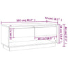TV-taso Sonoma-tammi 102x41x44 cm tekninen puu