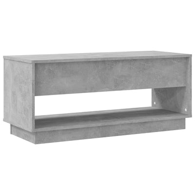 TV-taso betoninharmaa 102x41x44 cm tekninen puu
