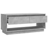 TV-taso betoninharmaa 102x41x44 cm tekninen puu