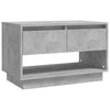 TV-taso betoninharmaa 70x41x44 cm tekninen puu