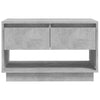 TV-taso betoninharmaa 70x41x44 cm tekninen puu