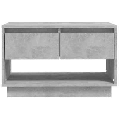 TV-taso betoninharmaa 70x41x44 cm tekninen puu