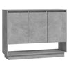 Senkki betoninharmaa 97x31x75 cm lastulevy