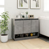 Senkki betoninharmaa 97x31x75 cm lastulevy