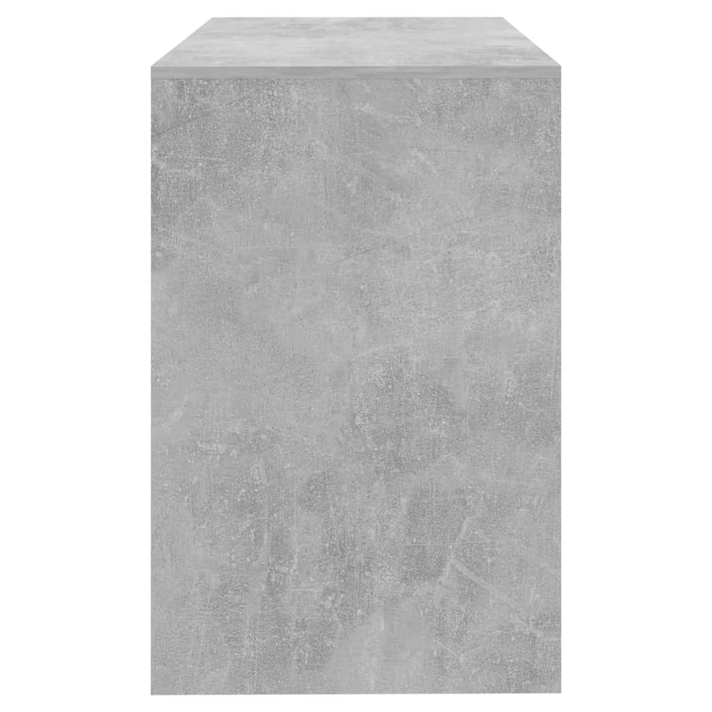 Betoninharmaa työpöytä Claudius 101x50x76,5cm (puinen)