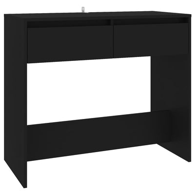 Konsolipöytä musta 89x41x76,5 cm teräs