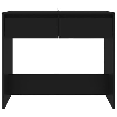 Konsolipöytä musta 89x41x76,5 cm teräs