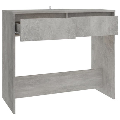 Konsolipöytä betoninharmaa 89x41x76,5 cm tekninen puu