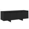 TV-taso musta 120x30x40,5 cm lastulevy