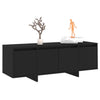 TV-taso musta 120x30x40,5 cm lastulevy