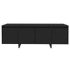 TV-taso musta 120x30x40,5 cm lastulevy