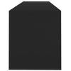TV-taso musta 120x30x40,5 cm lastulevy
