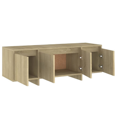 TV-taso Sonoma-tammi 120x30x40,5 cm tekninen puu