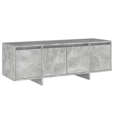 TV-taso betoninharmaa 120x30x40,5 cm tekninen puu