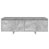 TV-taso betoninharmaa 120x30x40,5 cm tekninen puu