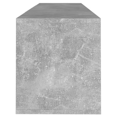 TV-taso betoninharmaa 120x30x40,5 cm tekninen puu