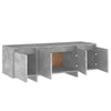 TV-taso betoninharmaa 120x30x40,5 cm tekninen puu