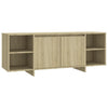 TV-taso Sonoma-tammi 130x35x50 cm lastulevy