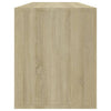 TV-taso Sonoma-tammi 130x35x50 cm lastulevy