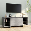TV-taso betoninharmaa 130x35x50 cm lastulevy
