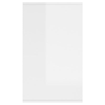Senkki korkeakiilto valkoinen 135x41x75 cm tekninen puu