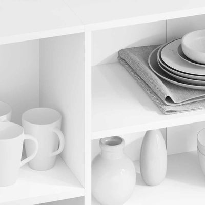 Valkoinen senkki Stroici 120x30x75cm (puinen)