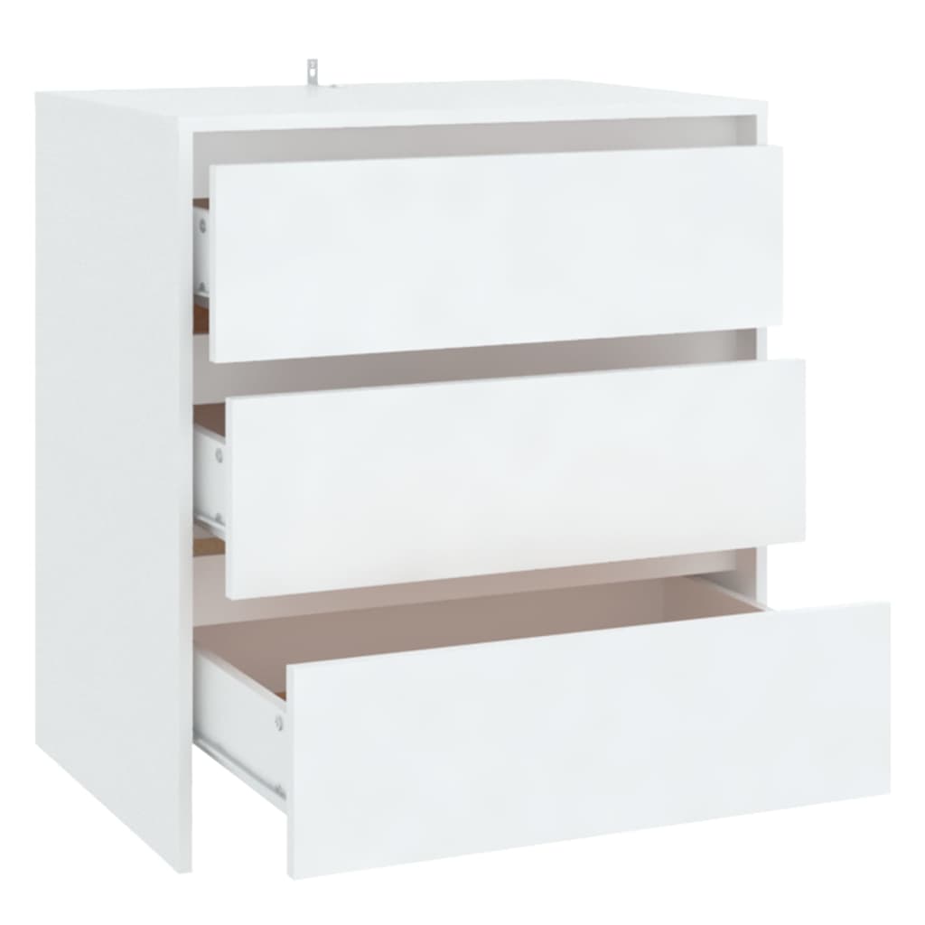 Valkoinen senkki Jamel 70x41x75cm (puinen)