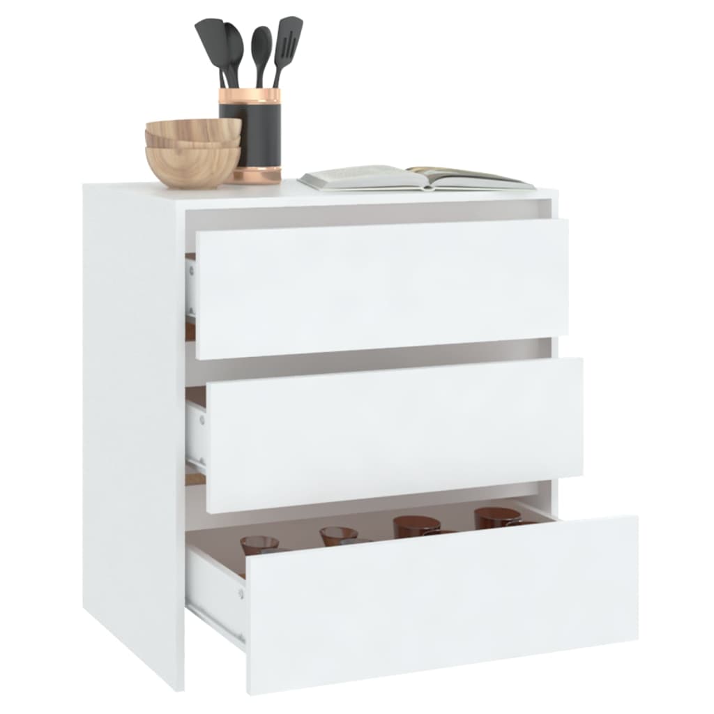 Valkoinen senkki Jamel 70x41x75cm (puinen)