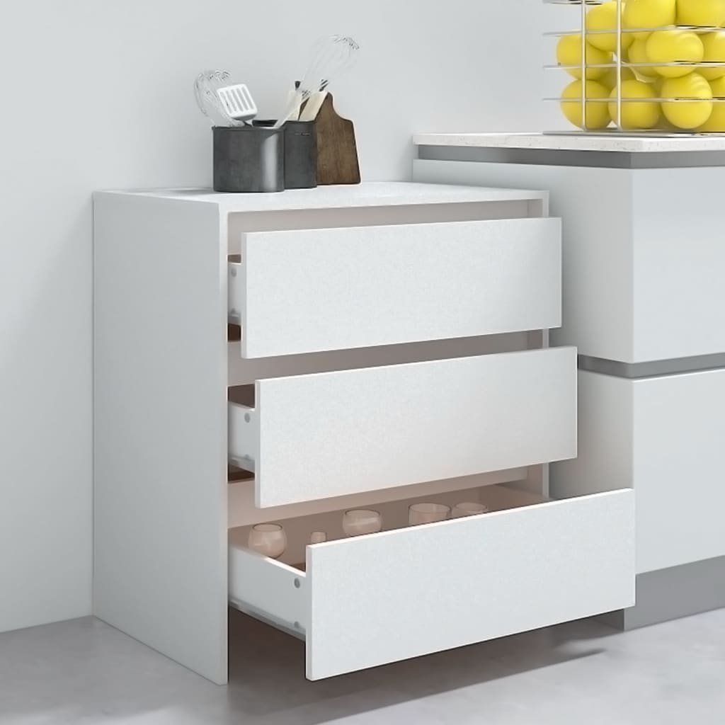 Valkoinen senkki Jamel 70x41x75cm (puinen)