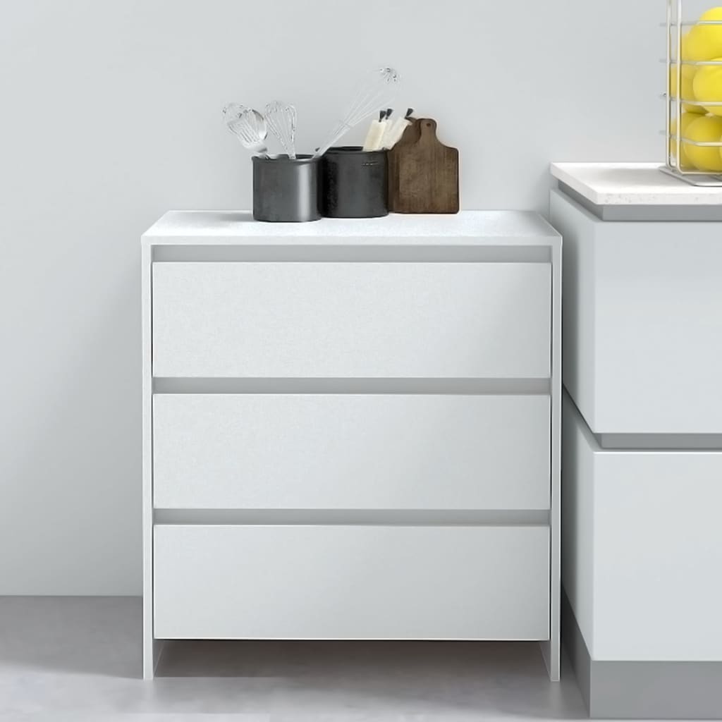 Valkoinen senkki Jamel 70x41x75cm (puinen)