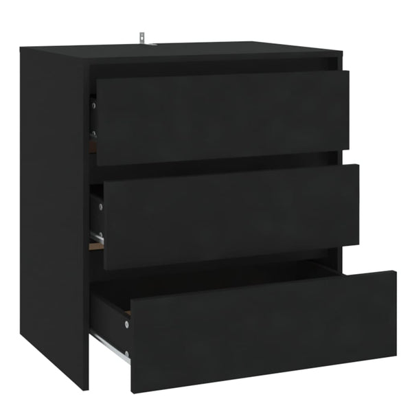 Musta senkki Jamel 70x41x75cm (puinen)